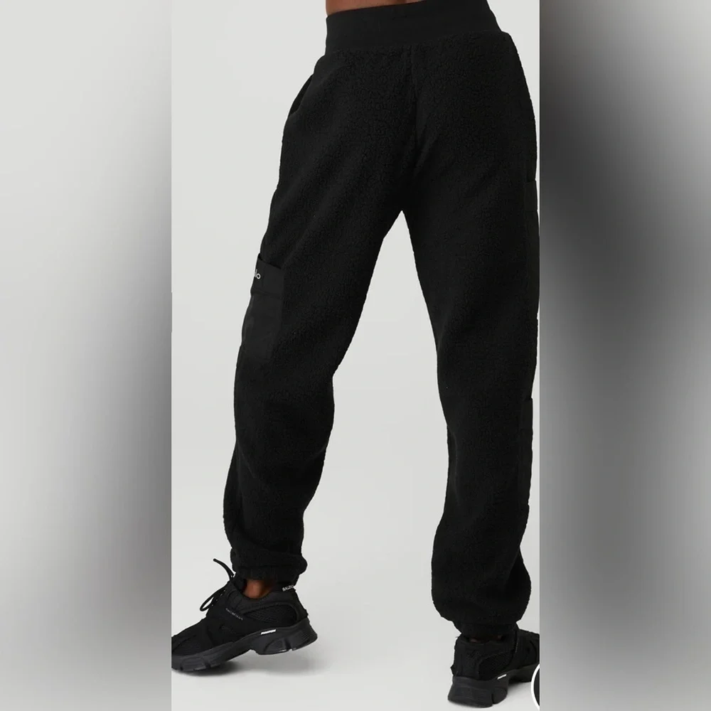 CURRENT SEASON Alo Micro Sherpa High-Waist Solstice Sweatpant NWT